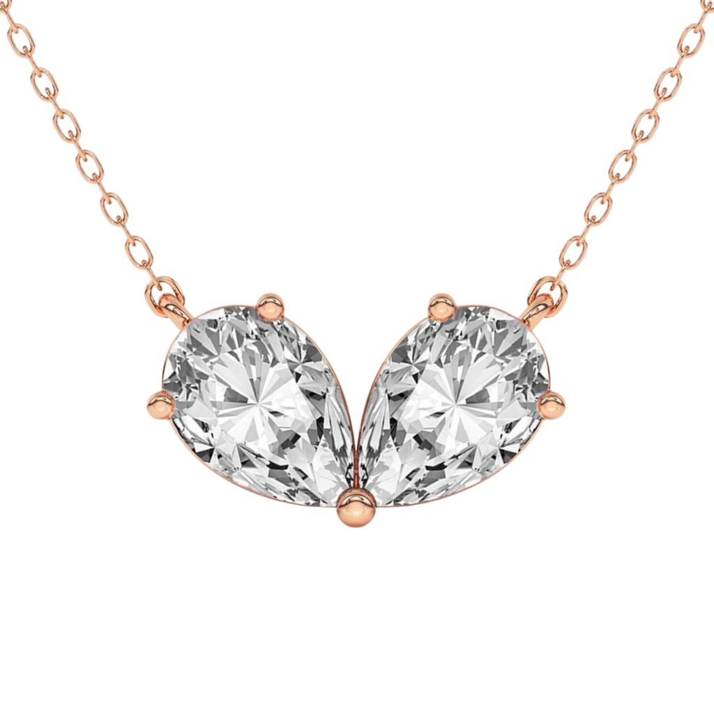 Everly Pear Lab Diamond Fashion Necklace