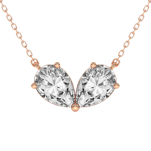 Everly Pear Lab Diamond Fashion Necklace