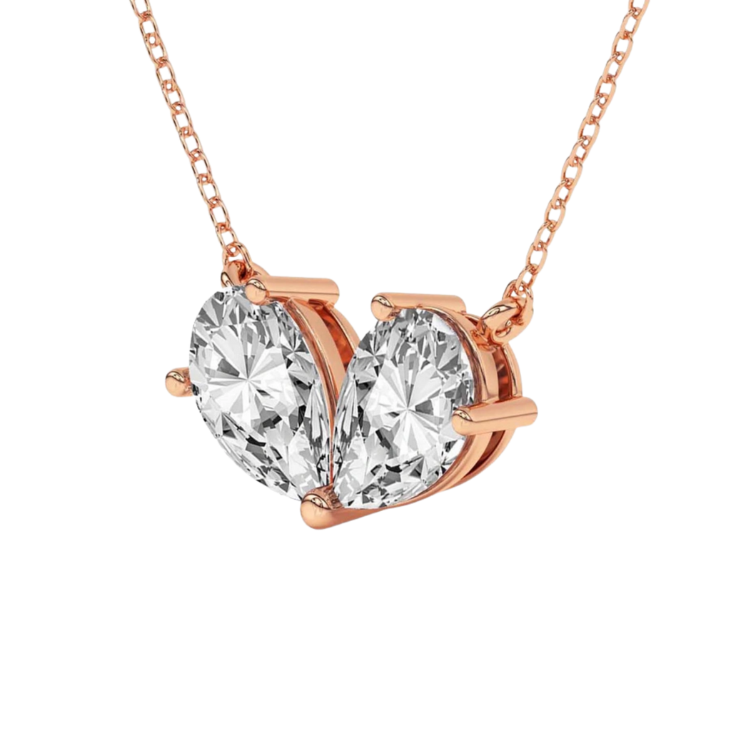 Everly Pear Lab Diamond Fashion Necklace