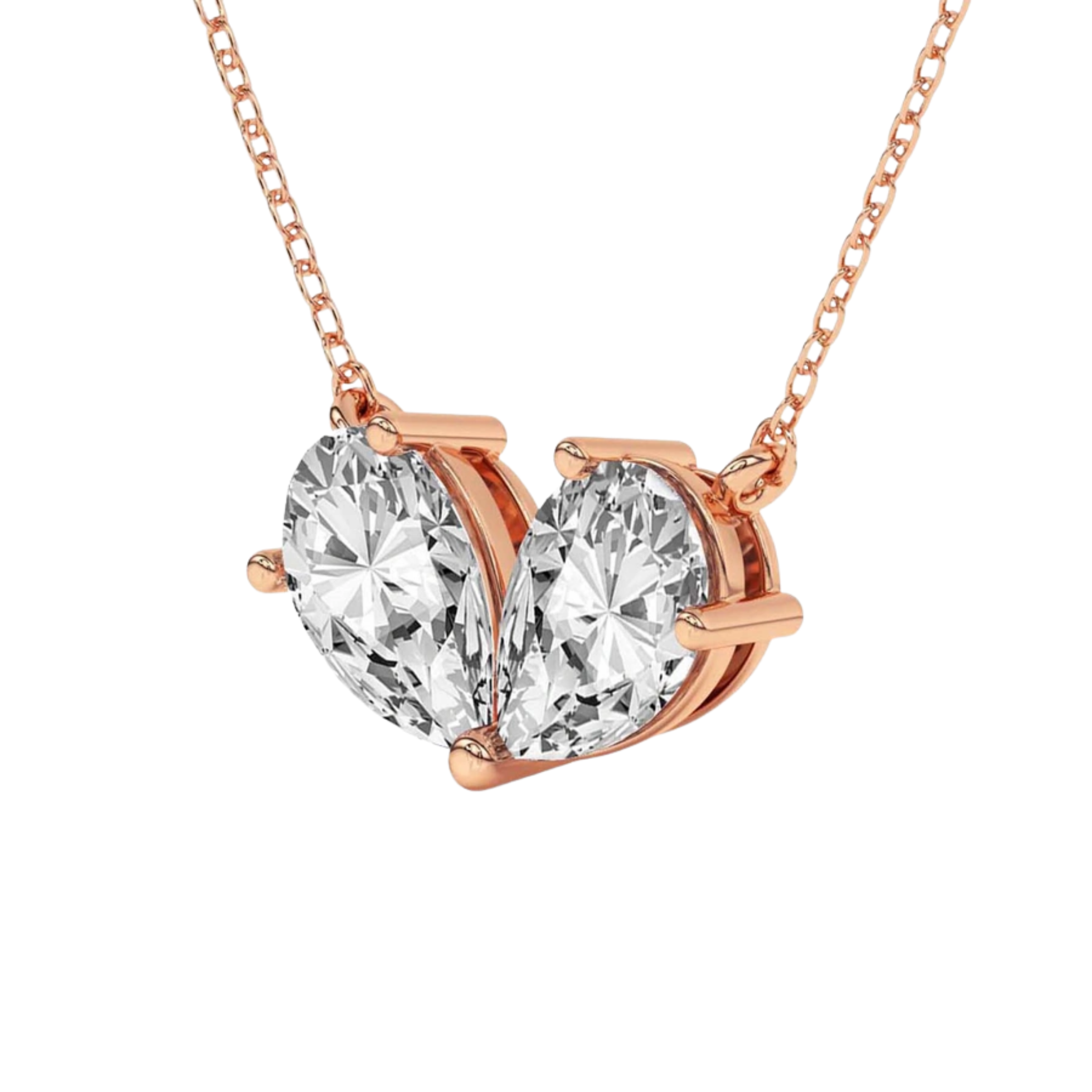 Everly Pear Lab Diamond Fashion Necklace