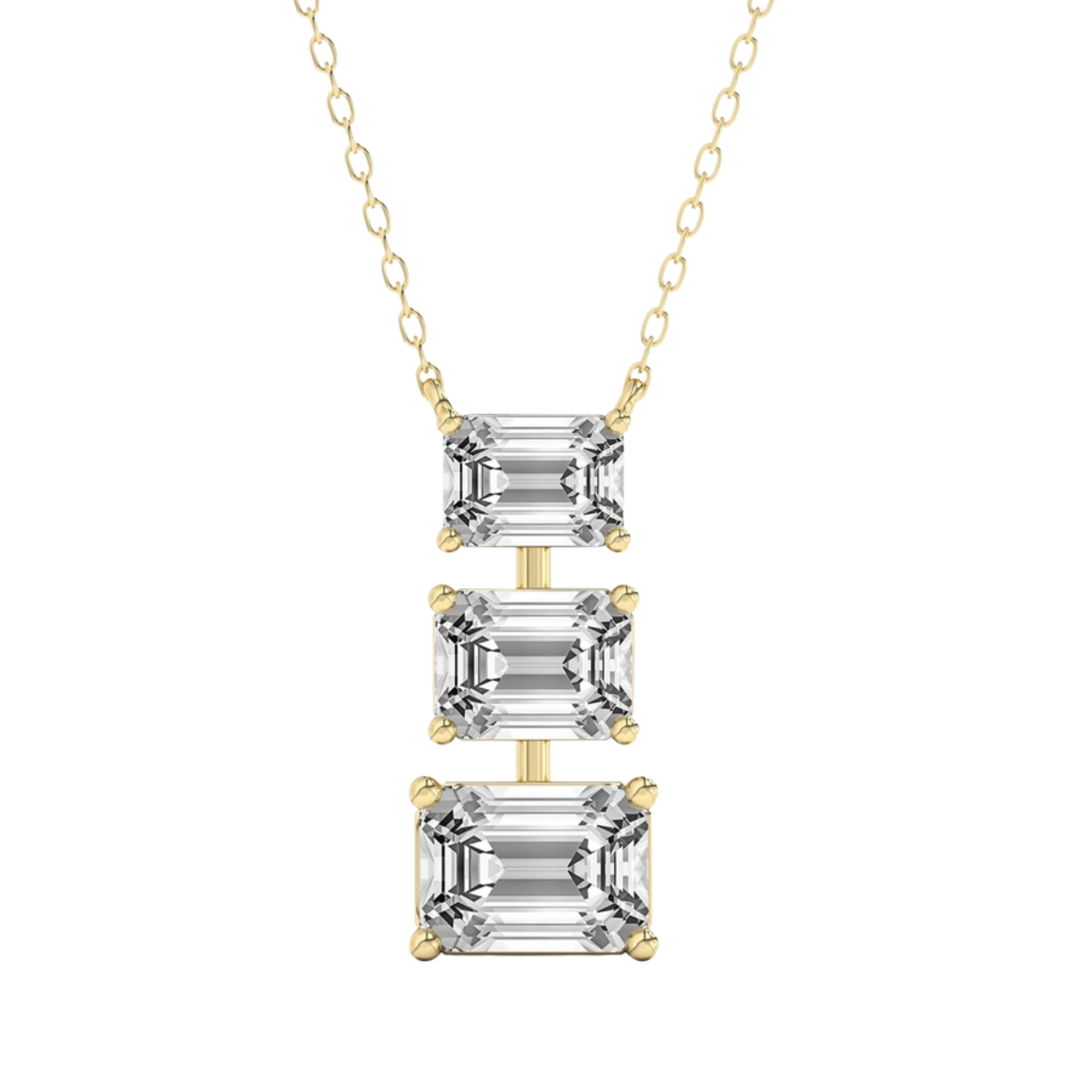 Harmony Emerald Lab Diamond Fashion Necklace