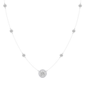 Lumire Halo Lab Diamond Fashion Necklace